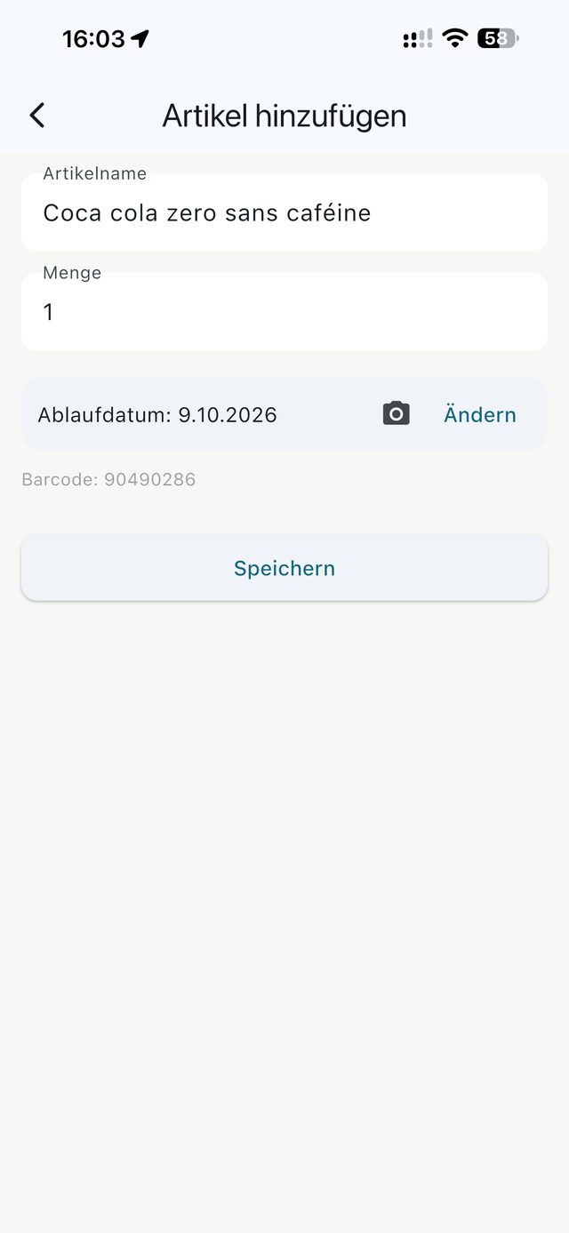 Artikel automatisch erkannt