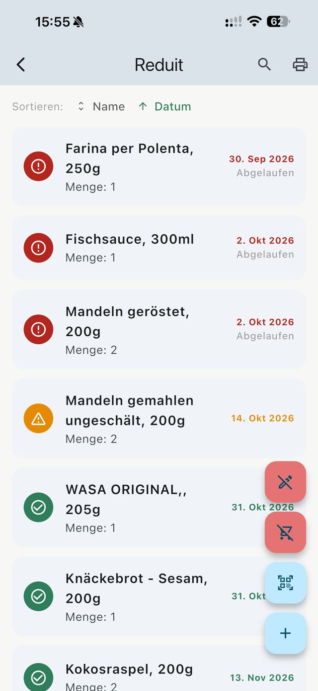 Alle drei Ampel-Farben im Überblick