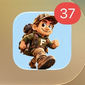 App-Icon mit Zahl